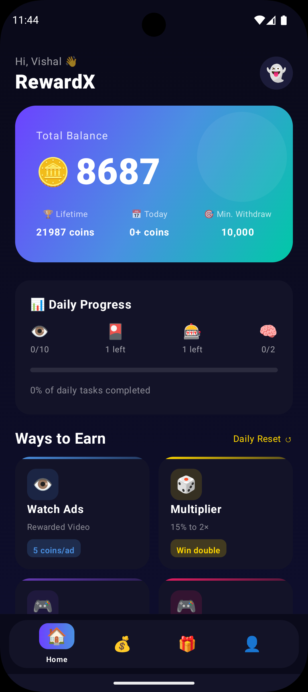 RewardX screenshot